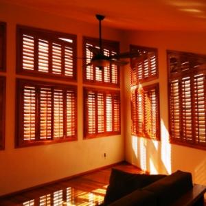 Hardwood Window Louvers 