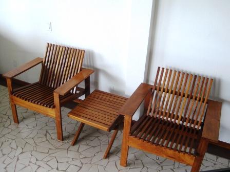 Comfortable Hardwood Outside Chairs