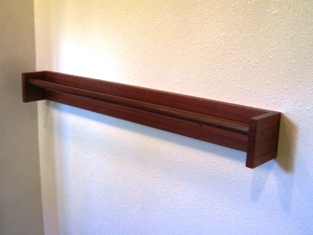 Dubble Towel Holder Hardwood