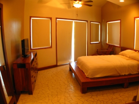 Hardwood Bed, Nightstands, Dresser and Mirror