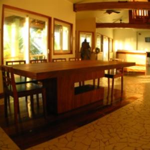 Floating Contemporary Dining Table for 8 to 10