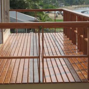 Hardwood Deck and Railing